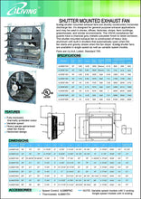 Load image into Gallery viewer, iLiving - 10&quot; Wall Mounted Exhaust Fan - Automatic Shutter - Variable Speed - Vent Fan For Home Attic, Shed, or Garage Ventilation, 600 CFM, 900 SQF Coverage Area