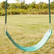 Load image into Gallery viewer, Swing-N-Slide Heavy Duty Green Swing Seat - 58" Vinyl Coated Chain Backyard Playground Swing for Replacement or Accessories
