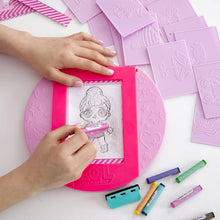 Load image into Gallery viewer, L.O.L. Surprise! Fashion Plates by Horizon Group USA,DIY Fashion Design Activity Kit, Make Over 100 Designs, 14 Fashion Plates, 20 Sheets of Paper, 1 Scratch Art Sheet, 7 Crayons Included
