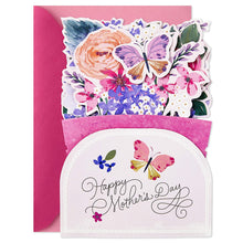 Load image into Gallery viewer, Hallmark Signature Paper Craft Flowers Displayable Bouquet Mothers Day Card