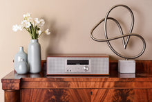 Load image into Gallery viewer, Toshiba TY-CWU700 Vintage Style Retro Look Micro Component Wireless Bluetooth Audio Streaming &amp; CD Player Wood Speaker System + Remote, USB Port for MP3 Playback, FM Stereo Digital Tuner, AUX Input