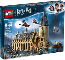 Load image into Gallery viewer, LEGO Harry Potter Hogwarts Great Hall 75954 Building Kit and Magic Castle Toy, Fantasy Creatures, Hermione Granger, Draco Malfoy and Hagrid (878 Pieces)