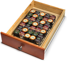 Load image into Gallery viewer, Spectrum Diversified Scroll Single Cup Caddy, Countertop &amp; Drawer Storage for Keurig Pods Wall-Mounted Coffee Bar Accessory &amp; Kitchen Organizer, Black