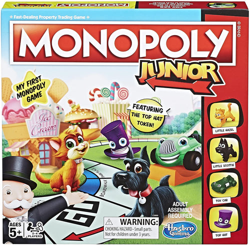 Hasbro Monopoly Junior Board Game, Ages 5 and up (Amazon Exclusive)