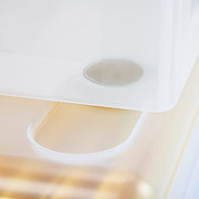 Load image into Gallery viewer, IRIS USA, Inc. 34 Quart Store And Slide File Box-Tan Handle, Clear