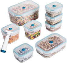 Load image into Gallery viewer, Zevro VS2-BW-703 Vac 'n Save Bowl-Shaped Vacuum-Sealing Food-Storage Containers