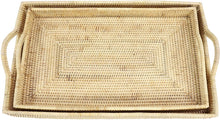 Load image into Gallery viewer, Deco 79 Tray, Small, Light Brown