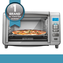 Load image into Gallery viewer, BLACK+DECKER 6-Slice Digital Convection Countertop Toaster Oven, Stainless Steel, TO3280SSD