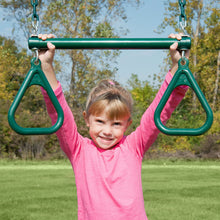 Load image into Gallery viewer, Swing-N-Slide WS 5104 Two Extreme Duty Yellow Swing Seats with a Heavy Duty Ring/Trapeze Combo Swing Swing Set Refresher Bundle, Yellow