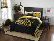 Load image into Gallery viewer, Officially Licensed MLB Full/Queen Grand Slam Comforter &amp; Sham Bedding, Soft &amp; Cozy, Washable, Throws &amp; Bedding, 86" x 86"