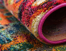 Load image into Gallery viewer, Unique Loom Jardin Collection Colorful Abstract Multi Area Rug
