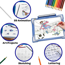 Load image into Gallery viewer, Crayola Light Up Tracing Pad Blue, Toys for Boys &amp; Girls, Gift for Kids, Age 6+
