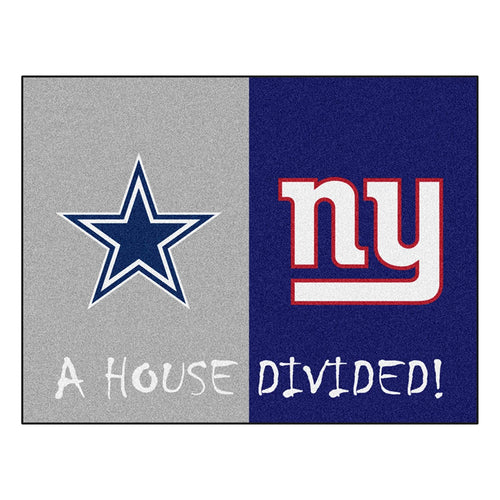 FANMATS NFL House Divided Nylon Face House Divided Rug