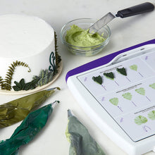 Load image into Gallery viewer, Wilton Decorate Smart Deluxe Practice Board Set, Cake Decorating Supplies,White/Purple
