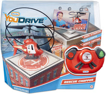 Load image into Gallery viewer, Little Tikes Youdrive Rescue Chopper Radio Control Helicopter with Lights