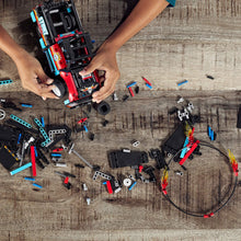 Load image into Gallery viewer, LEGO Technic Stunt Show Truck &amp; Bike 42106 Vehicle Building Set Includes Toy Stunt Motorcycle, Toy Truck and Trailer, New 2020 (610 Pieces)