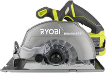 Load image into Gallery viewer, Ryobi P508 One+ 18V Lithium Ion Cordless Brushless 7 1/4 3,800 RPM Circular Saw w/ Included Blade (Battery Not Included, Power Tool Only)