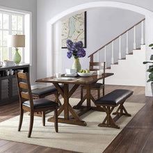 Load image into Gallery viewer, Better Homes &amp; Gardens Granary Modern Farmhouse Dining Table, Dark Brown