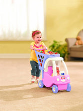 Load image into Gallery viewer, Little Tikes Cozy Shopping Cart Pink/Purple