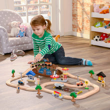 Load image into Gallery viewer, KidKraft Bucket Top Mountain Train Set