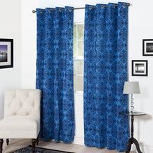 Load image into Gallery viewer, Lavish Home Flocked Curtain Panel