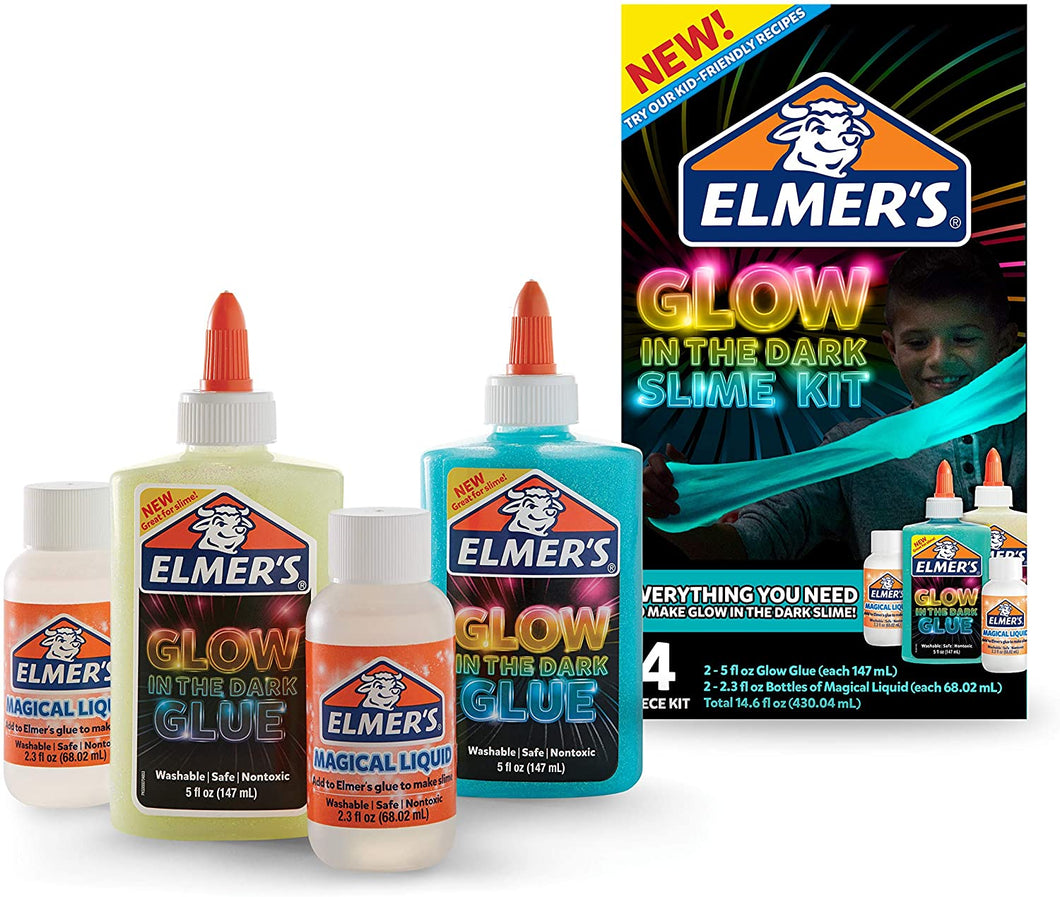 Elmer’s Glow in The Dark Slime Kit | Slime Supplies Include Elmer’S Glow in The Dark Glue