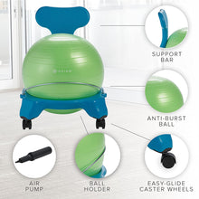 Load image into Gallery viewer, Gaiam Ball Chair Balance Kids Classic