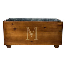 Load image into Gallery viewer, Cathy&#39;s Concepts Personalized Wooden Wine Trough, Letter X