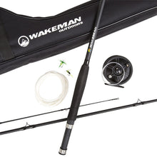 Load image into Gallery viewer, Wakeman Charter Series Fly Fishing Combo with Carry Bag - Black - 80-FSH8000