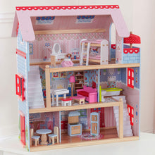 Load image into Gallery viewer, KidKraft Chelsea Doll Cottage with Furniture