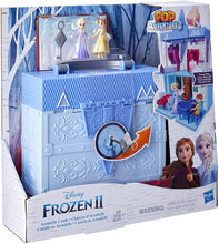 Load image into Gallery viewer, Disney Frozen Pop Adventures Arendelle Castle Playset with Handle, Including Elsa Doll, Anna Doll, &amp; 7 Accessories - Toy for Kids Ages 3 &amp; Up