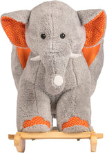 Load image into Gallery viewer, Rockin' Rider Ernie The Elephant Baby Rocker Ride On, Orange