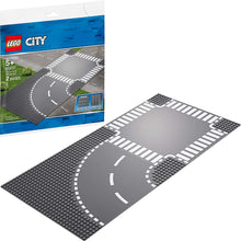 Load image into Gallery viewer, LEGO City Curve and Crossroad 60237 Building Kit (2 Pieces)