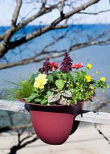 Load image into Gallery viewer, Bloem Modica Deck Rail Planter 18&quot; White