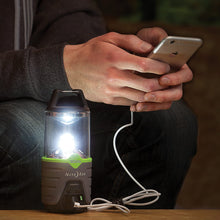 Load image into Gallery viewer, Nite Ize Radiant 300 Rechargeable Lantern, 300 Lumen Lantern With USB Recharging Cord + Power Bank, For Camping Or Emergency Preparedness