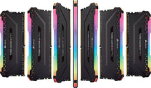 Load image into Gallery viewer, CORSAIR VENGEANCE RGB 16GB (2x8GB) DDR4 2666MHz C16 Desktop Memory - Black