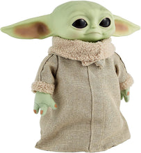 Load image into Gallery viewer, Star Wars The Child Plush Sounds and Motion Toy, 11-in Yoda Baby Figure from The Mandalorian, Collectible Stuffed Character for Movie Fans of All Ages, 3 and Older