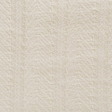 Load image into Gallery viewer, COTTON WOVEN BLANKET BY VELLUX -  Natural, Cozy, Warm, Chevron Textured, Pet-Friendly, All-Seasons  - Ecru