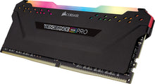Load image into Gallery viewer, CORSAIR VENGEANCE RGB 16GB (2x8GB) DDR4 2666MHz C16 Desktop Memory - Black