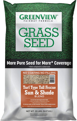 GreenView Fairway Formula Grass Seed Turf Type Tall Fescue Sun & Shade Blend