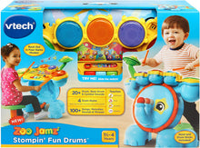 Load image into Gallery viewer, VTech Zoo Jamz Stompin' Fun Drums,Multicolor