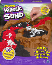 Load image into Gallery viewer, Kinetic Sand, Dino Dig Playset with 10 Hidden Dinosaur Bones to Discover, for Kids Aged 6 and up