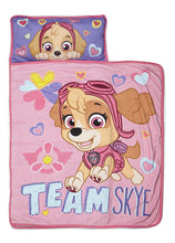 Load image into Gallery viewer, Paw Patrol Team Skye Nap Mat Set - Includes Pillow and Fleece Blanket – Great for Boys and Girls Napping at Daycare, Preschool, or Kindergarten