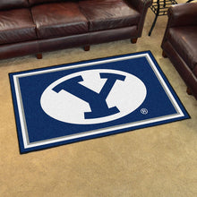 Load image into Gallery viewer, NCAA Brigham Young University Cougars 4 x 6 Foot Plush Non-Skid Area Rug