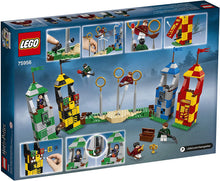 Load image into Gallery viewer, LEGO 75956 Harry Potter Quidditch Match Building Set, Gryffindor Slytherin Ravenclaw and Hufflepuff Towers, Harry Potter Toy Gifts