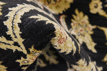 Load image into Gallery viewer, Unique Loom Edinburgh Collection Oriental Traditional French Country Black Area Rug (5' x 8')