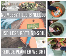Load image into Gallery viewer, Bloem Ups-A-Daisy Round Planter Lift Insert (T6328), Orange, 18&quot;