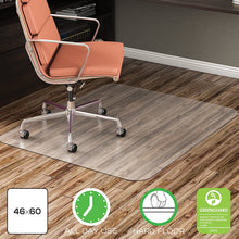Load image into Gallery viewer, Deflecto EconoMat Clear Chair Mat, Hard Floor Use, Rectangle, Straight Edge, 46&quot; x 60&quot;, Clear (CM2E442FCOM)