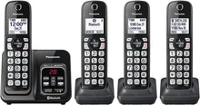 Load image into Gallery viewer, PANASONIC Expandable Cordless Phone System with Link2Cell Bluetooth, Voice Assistant, Answering Machine and Call Blocking