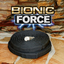 Load image into Gallery viewer, Bionic Force Garden Hose – Flexible, Lightweight Heavy-Duty Garden Hose Made of High Performance MXZ-7 Fiber with Crush Resistant Aluminum Fittings - 5/8 in. Dia. x 50 ft, As Seen on TV